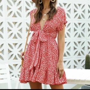 Floral Knot Front Sundress